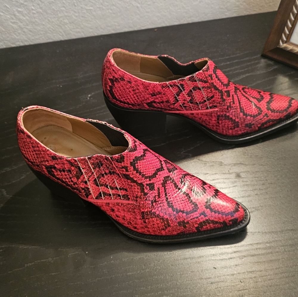 Chloe Python Ankle Boots. 38.5 - image 2